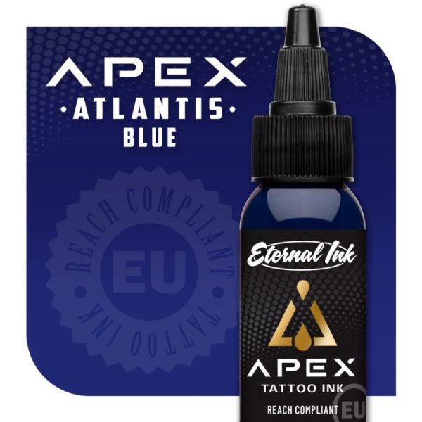 Eternal Ink Apex - Atlantis Blue 30ml - Blu - tattoomarket.it