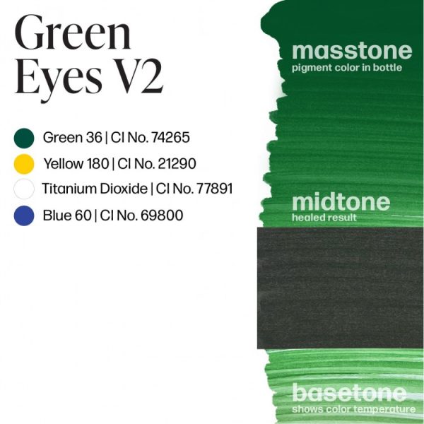 Perma Blend Luxe – Green Eyes v2 - Inchiostro - tattoomarket.it