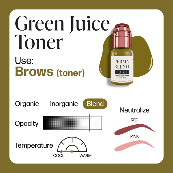 Perma Blend Luxe – Green Juice Toner - Inchiostro - tattoomarket.it