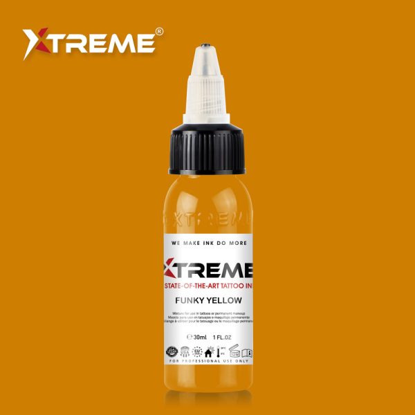 Xtreme Ink – Funky Yellow 30ml - Giallo - tattoomarket.it